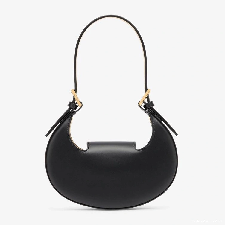 Cheap HOT Mini Bag Black Hobo Fendi In Calf Cookie Leather 0824